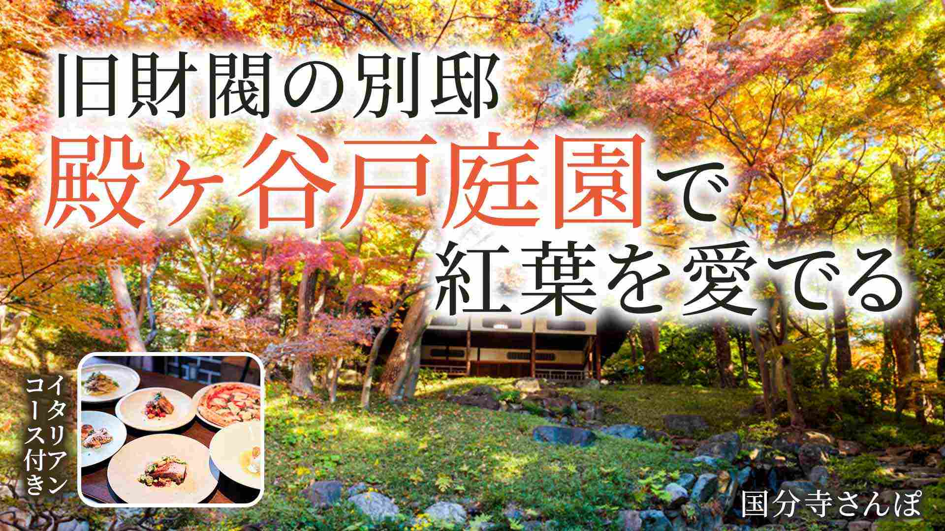 花さんぽ 旧財閥の別邸 殿ヶ谷戸庭園で紅葉を愛でる